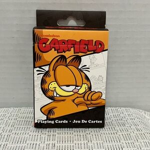 Nickelodeon Garfield Orange and Black Playing Cards